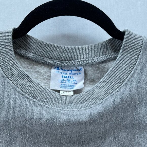 Champion Nebraska Cornhuskers Sweatshirt Men's Size Small Crewneck Pullover Gray - Picture 11 of 13